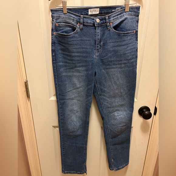 Nicole Miller SOHO High Rise Ankle Slim Jeans Sz 8 - Picture 1 of 11